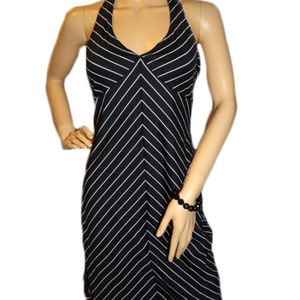 Black w/White Stripe Dress